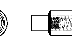 SPP2-04-4CN, SPring-loaded Plunger, Locking, unthreaded