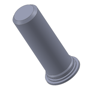 PIN-187-8, PINs, stainless steel, unthreaded