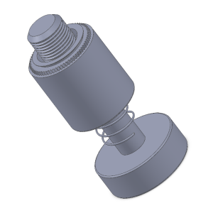 PPS-832-94, Panel fastener, Aluminum/Steel, Philips head